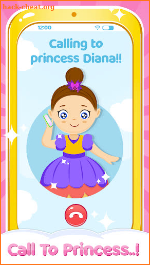 Baby princess phone game screenshot