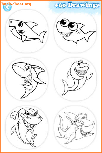 Baby Shark Coloring Book Glitter screenshot