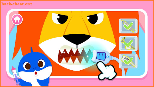 Baby Shark Dentist Play: Game screenshot