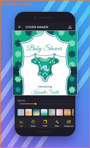 Baby Shower Invitation Card Maker screenshot