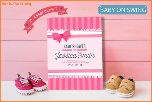 Baby Shower Invitation Maker screenshot