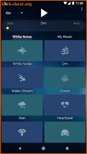 Baby Sleep - White Noise Lullaby Music Player Free screenshot