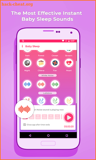 Baby Sleep White Noise, Lullaby Songs, Sleep Music screenshot