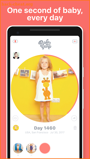 Baby Snap: Family video diary for modern parents screenshot