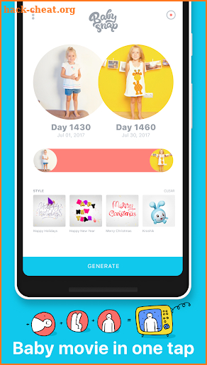 Baby Snap: Family video diary for modern parents screenshot