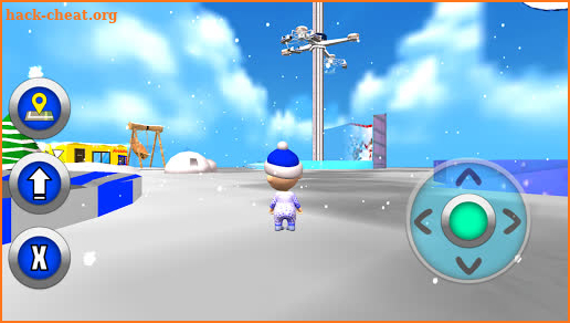 Baby Snow Park Winter Fun Gold screenshot