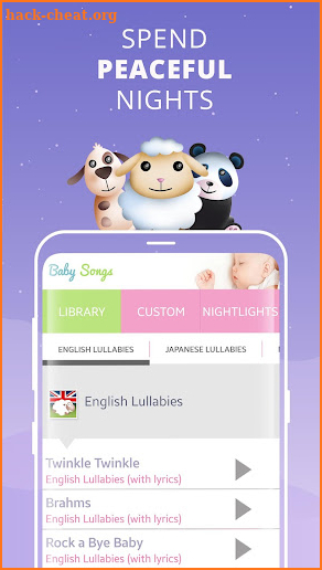 Baby Songs & lullaby: sounds for bedtime & naptime screenshot