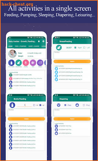Baby tracker - feeding, sleep, diapers, growth screenshot