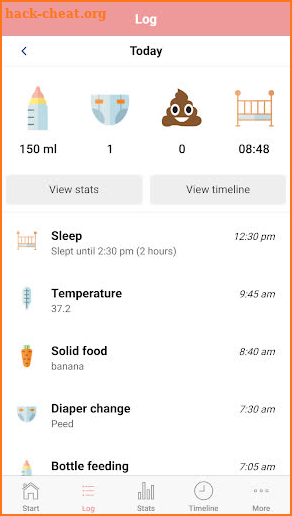 Baby Tracker - Newborn Log screenshot