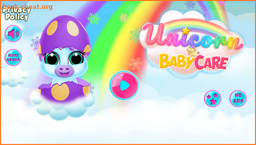 Baby Unicorn Care and Dress up screenshot