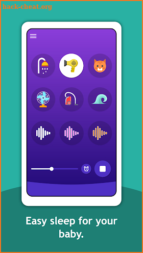 Baby White Noise & Baby Relax Sleep Sounds screenshot