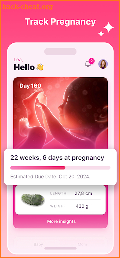 babybell — Pregnancy Tracker screenshot