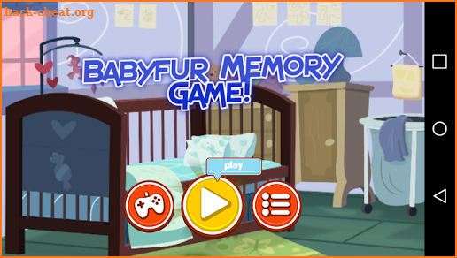 Babyfur Memory Game screenshot