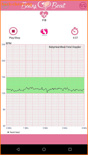 BabyHeartBeat Fetal Doppler Monitoring screenshot