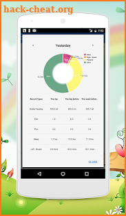 Babylog - daily/growth tracker screenshot