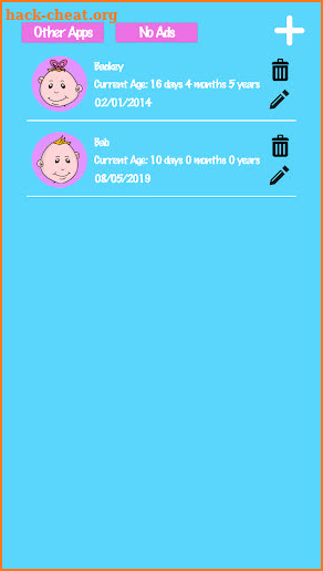 Baby's Age Tracker - Baby Care screenshot