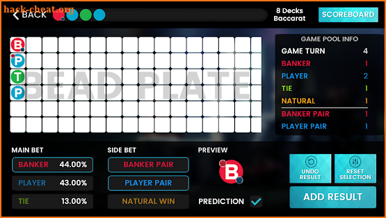 Baccarat Mastery Pro screenshot