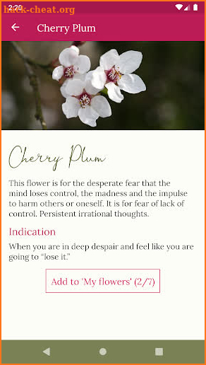 Bach Flowers: Choosing your remedies screenshot