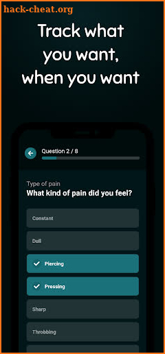 Back Pain Diary screenshot