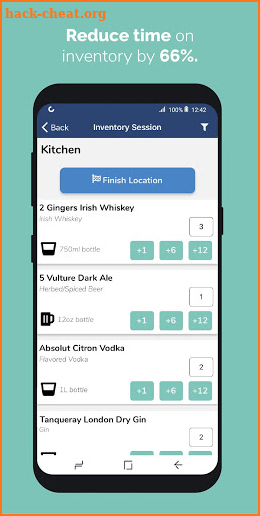 Backbar - Free Bar Inventory screenshot