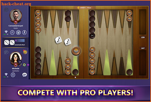 Backgammon Cafe (Online) screenshot