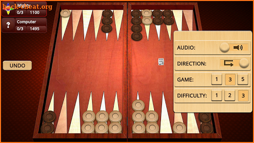 Backgammon Mighty screenshot