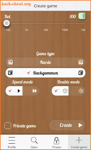 Backgammon Online screenshot