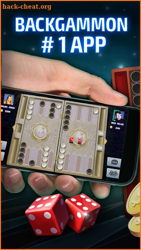 Backgammon Tournament - free backgammon online screenshot