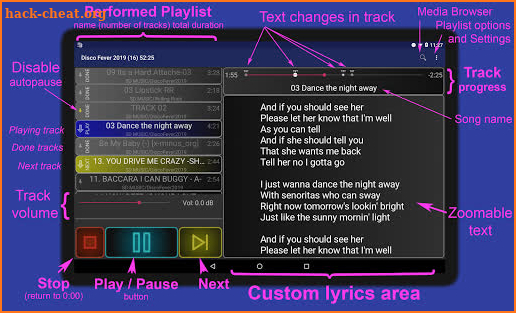 Backing Track Player screenshot