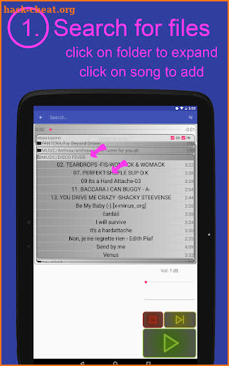 Backing Track Player screenshot