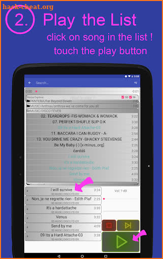 Backing Track Player screenshot