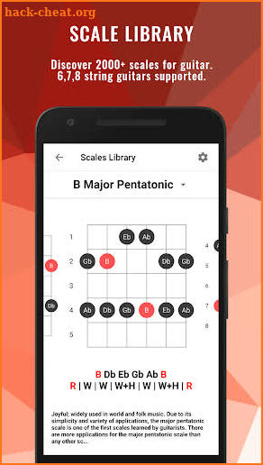 Backing Tracks Guitar Jam Play Music Scales Pro screenshot