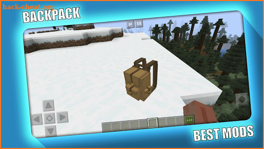 BACKPACK MOD MCPE screenshot