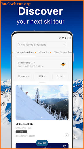 Backtrack: Backcountry Ski App screenshot