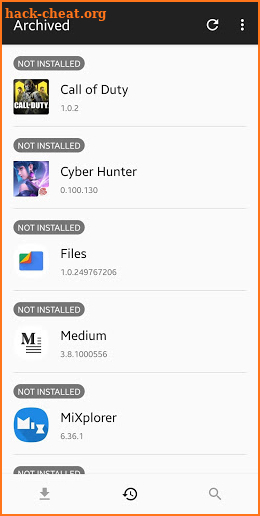 Backup + Restore (apk, obb + data) screenshot