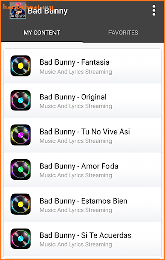 Bad Bunny - Musica Lyrics screenshot