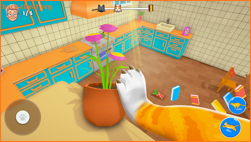 Bad Cat Simulator: Prank Gran screenshot