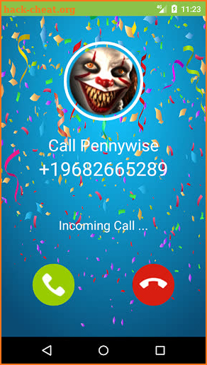 Bad Clown Call Me ! Creepy Call simulation screenshot