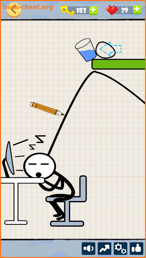 Bad Luck Stickman- Addictive draw line casual game screenshot