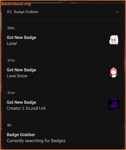 Badge Grabber screenshot