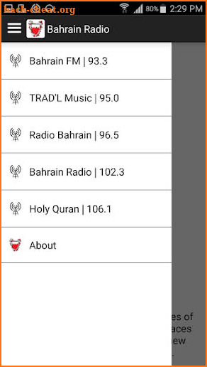 Bahrain Radio screenshot