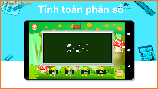 Bài tập toán lớp 5 screenshot