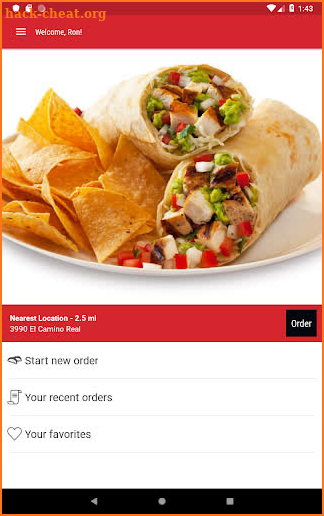 Baja Fresh screenshot