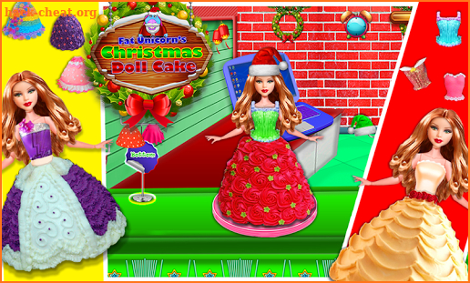 Bake & Deliver Christmas Doll Cakes! Fast Cooking screenshot