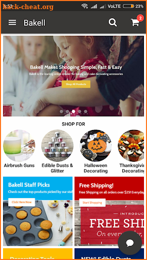 Bakell - #1 retail app for cake decorating tools screenshot