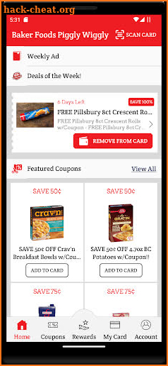 Baker Foods Piggly Wiggly screenshot