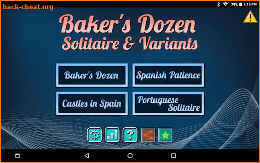 Baker's Dozen Solitaire screenshot