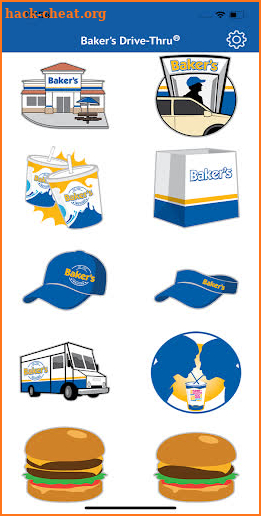 Baker's Sticker App screenshot