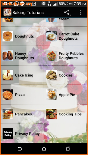 Baking Tutorials screenshot