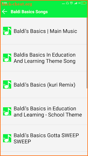 Baldi All Songs screenshot